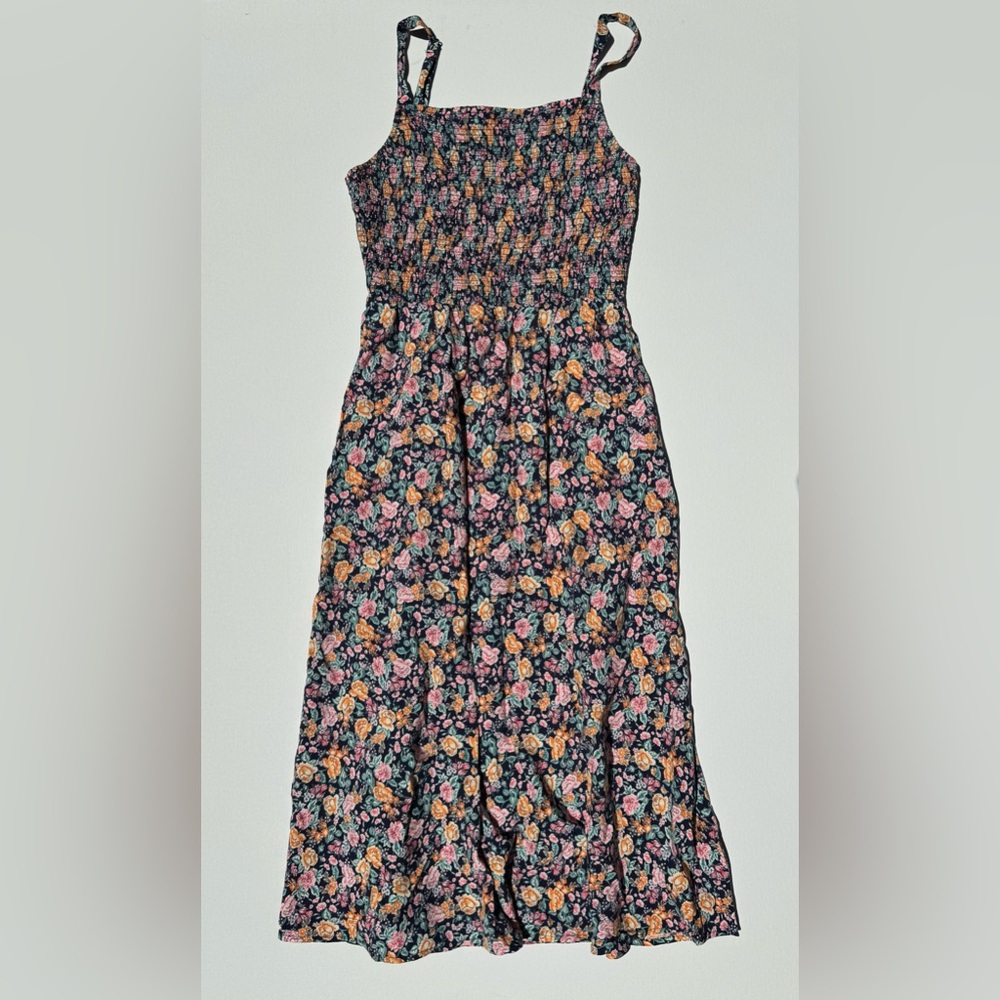Old Navy - Floral Smocked Midi Dress